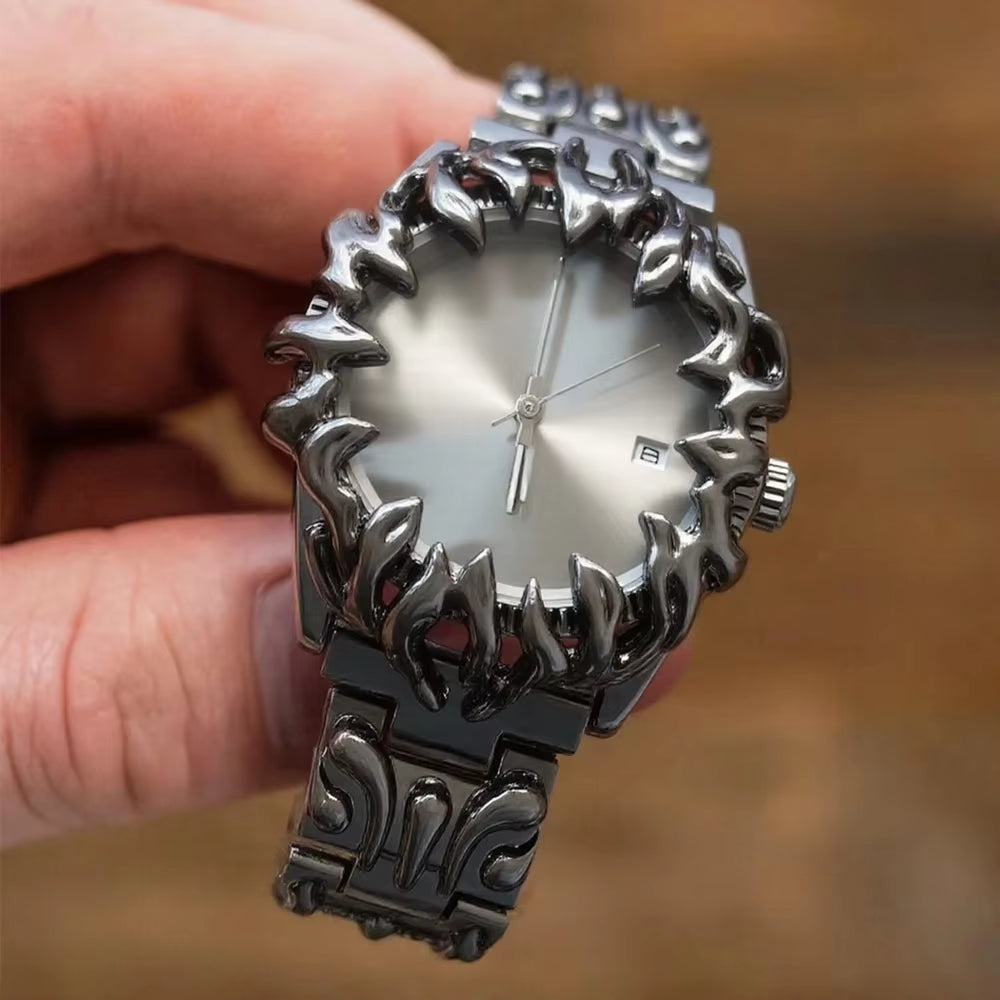 Y2K Alabaster Industries Quartz Watch Men Demon Claw Case Hot Medieval Unique Creative Men'S Watches Luminous Watch AAA Clock